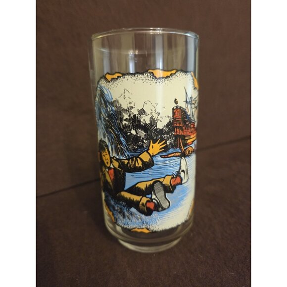 The GOONIES Data on Waterslide Godfather's Libbey Glass 1985 Warner Bros  Amblin - Picture 1 of 7